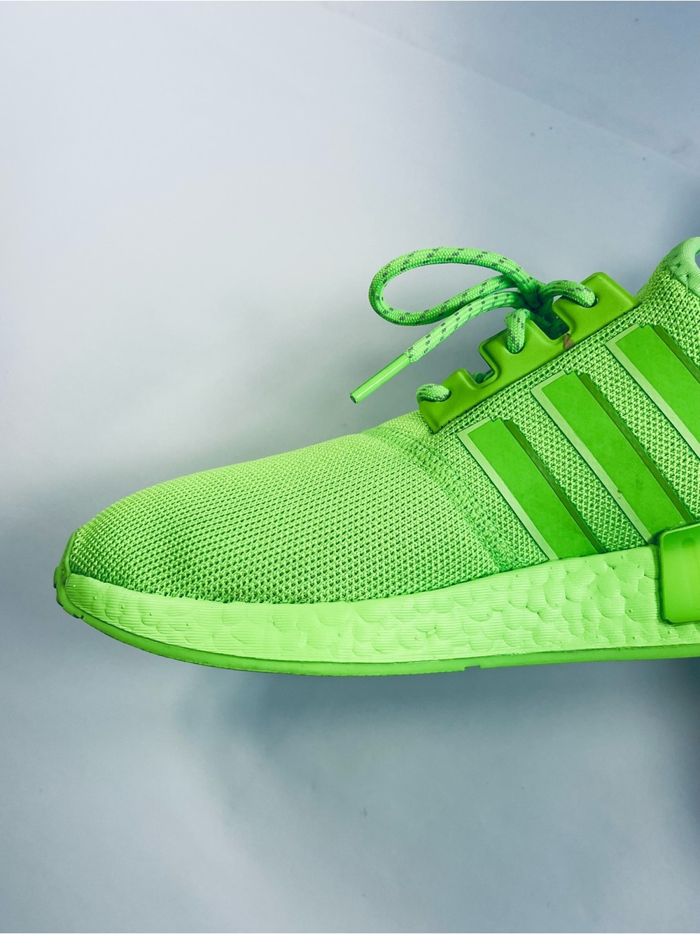 Adidas NMD R 1 Athletic Shoes #IE7277 Solar Neon Green Women’s:9 1/2 Sneakers - Picture 8 of 15